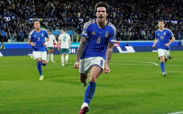 【W杯欧州PO】イタリア、３大会ぶり出場王手　１得点１アシストのトナリ「最も重要なゴール」