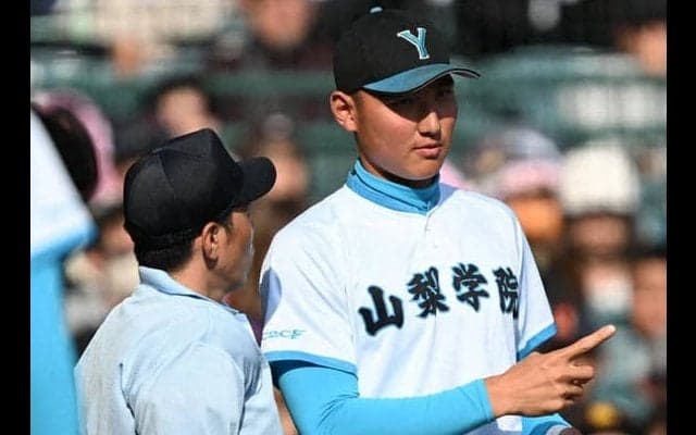 骨折の山梨学院・菰田「勝ってくれと思いながら…」　センバツ