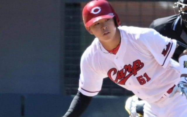 広島の今季初得点はドラ１・平川のバットから！　五回無死三塁から二ゴロでプロ初打点マーク　１点差に迫る