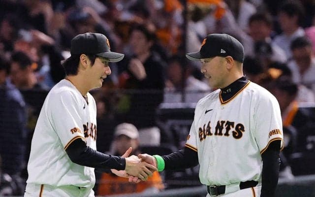 【巨人】阿部慎之助監督「君はすごいな」球団史上初新人投手で開幕戦勝利の竹丸和幸に脱帽