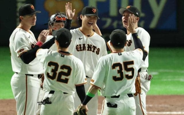 記念球がバッティング　プロ初セーブの巨人・田中瑛斗「どっかのボールを代用しようかな（笑）」　ルーキー竹丸が開幕投手でプロ初勝利