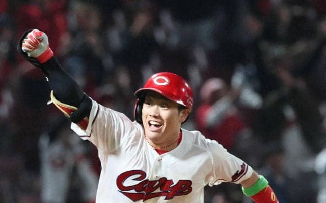 【広島】セ界初！ドラ３勝田成が開幕戦サヨナラ打「うれしいです」　ドラ１平川蓮も同点打