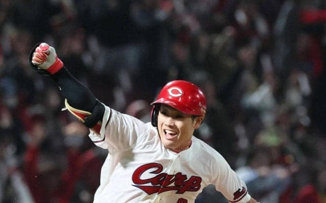 【広島】ドラ３勝田成プロ初安打がサヨナラ打、新井監督「迷わずあそこは成に期待」起用に応えた