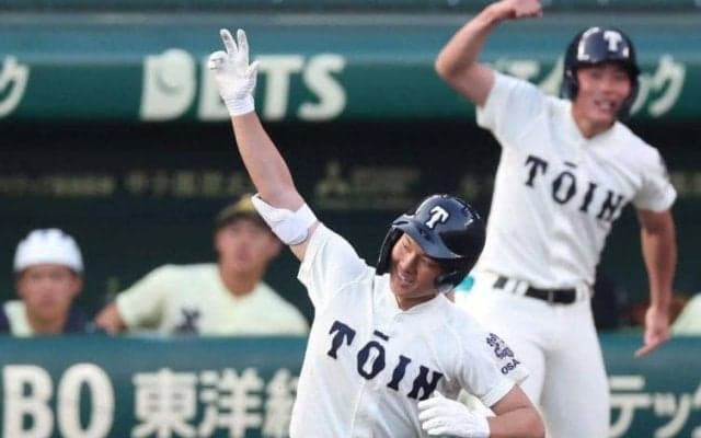 大阪桐蔭　３年ぶり４強進出　４番ＤＨの谷渕がチーム１号「夢の舞台でダイヤモンドを一周できたことはうれしかった」