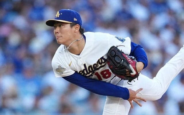 衝撃の“89cm落下”…山本由伸を「打てるわけない」　高速魔球に米メディア震撼「これは無理」