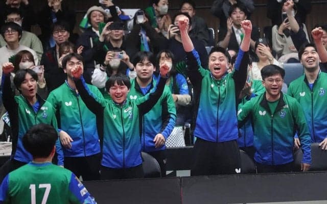 「挫折も味わった」KM東京を復権に導いた“指揮官の一手”　台湾エースが2点起用でMVP、2年ぶりの戴冠を支えた最適解【Tリーグ】