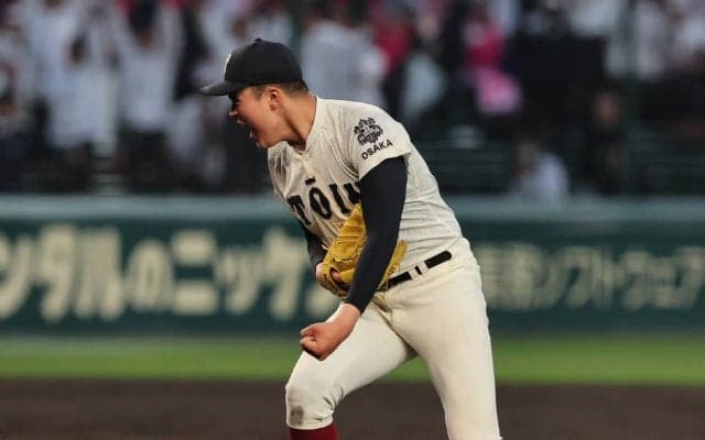 大阪桐蔭の192センチ左腕が13回17奪三振、防御率0.00の快投！OBのソフトバンク左腕に匹敵する活躍【センバツ】