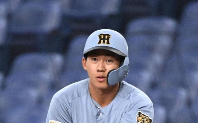 【阪神】ドラ１立石正広が「左手首の関節炎」で別メニュー調整へ　25日の２軍戦で負傷　球団発表