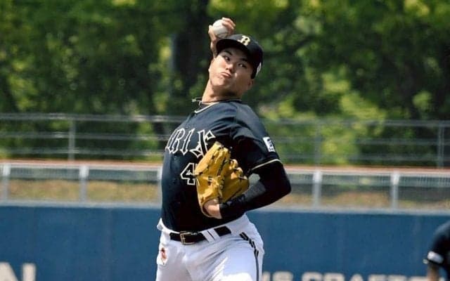 オリ山口廉王、打球直撃で緊急降板　その場で倒れ込みベンチへ…2軍戦に場内悲鳴