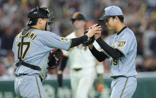 「阪神に来てくれてありがとう！」高橋の完封劇を演出　飛び跳ねた女房役にＳＮＳ沸く「さすが！」「配球めちゃくちゃいいわ」