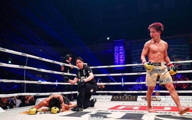 【RISE】那須川龍心が最終回大逆転KOで２階級制覇「盛り上がりは100点中150点」