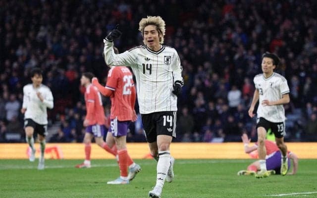 【日本代表】伊東純也が決勝点！W杯出場国スコットランドに１－０勝利　彩艶ビッグセーブ連発！