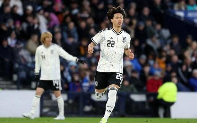 日本代表デビューの塩貝アシスト　伊東が決めてスコットランドに勝利