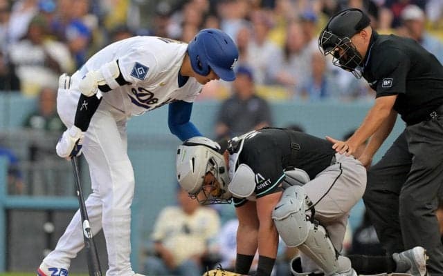 大谷翔平がABSの洗礼　ボールがストライク判定に覆り併殺打に倒れる