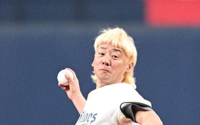 【オリックス】トップレーサー湯川浩司が初の始球式「先発ローテ行けそう」ど真ん中へ90キロ