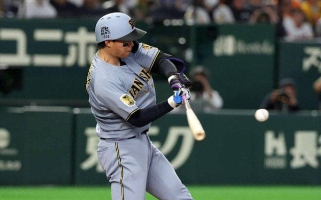 【阪神】森下翔太が今季チーム１号！　ダメ押し弾で通算50号に到達　打率４割越えと絶好調