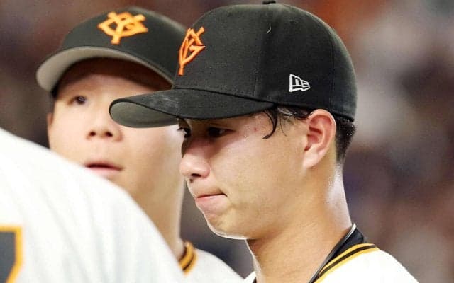 【巨人】初登板初先発ドラ３山城京平、２回0／3を５失点「任せた僕の責任」阿部監督は責めず