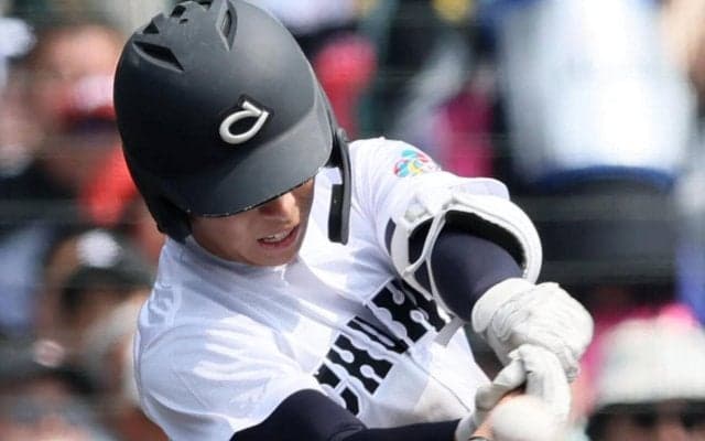【センバツ】中京大中京・田中大晴「最後のような場面で打てるように…」打率625で春終える