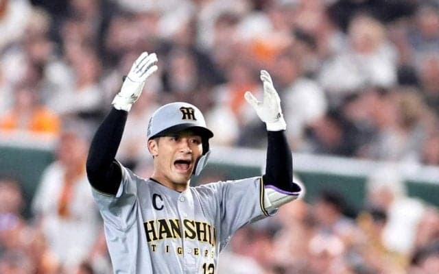 阪神主将・坂本が途中出場で同点＆トドメ打　１２点爆勝！２２年ぶり巨人戦開幕勝ち越し