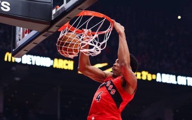 ラプターズが驚異の31連続得点…イースト8位のマジックに最大56点差をつけて快勝