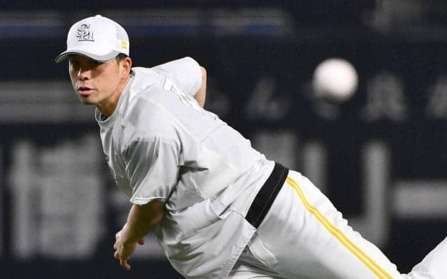 【ソフトバンク】大関友久「投げ合える、うれしい」ゲームで使い著書も読んだ楽天前田健太と対決