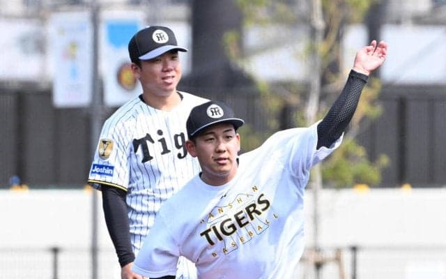 【阪神】智弁学園OBの２人がエール　伊原陵人「仲間と楽しんで」村上頌樹「ここまで来たら」