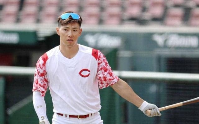 広島・中村奨　今季初安打で大型連勝導く！ここまで１１の０　「とにかく打てるように」昨季打率・３４８得意のツバメ撃ちだ