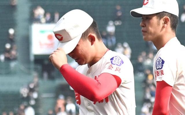 【センバツ】準Ｖの智弁学園エース杉本真滉　７失点も…小坂監督「大会通じて自信つけた」