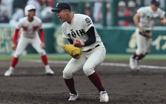 甲子園優勝投手となった大阪桐蔭の192センチ左腕が24回36奪三振の快投！SNSでは「来年のドラ1候補」と期待する声が溢れる【センバツ】