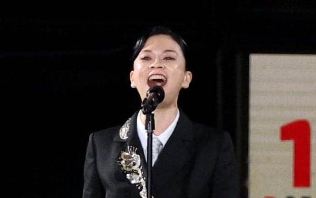 阪神　ホーム開幕戦セレモニーで小柳ゆきが国歌独唱　球場の空気を感じるため異例のイヤモニを付けず「しなかったのは久しぶり。スタジアムの響きが気持ち良いので」