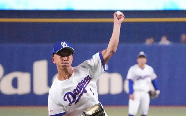 【中日】車いすテニス小田凱人が始球式「楽しかった」サウスポーで力強く速球投げ込む