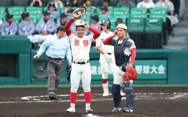 智弁学園・杉本投手力投　責任感受け止めた角谷捕手「これがエース」