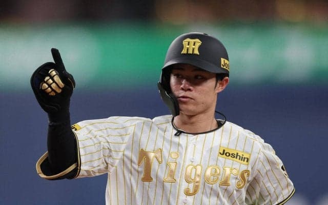 【阪神】中野拓夢が通算100盗塁達成「まだまだ通過点…150、200と数を増やせられるように」
