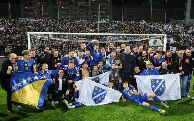 【W杯予選欧州PO】ボスニア、退場で10人のイタリアにPK戦で勝利　3大会ぶり出場／A組