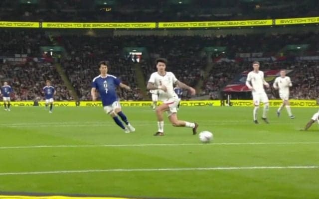 「三笘劇場」三笘薫、ボール奪取→ドリブル→パス→フィニッシュの圧巻カウンター！「崩しきったぞ」ブルーロックばりゴラッソでイングランド代表を完全攻略