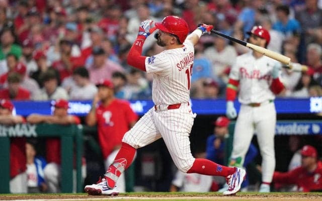 昨季本塁打王のフィリーズ・シュワバー、４試合ぶり２号ソロ　本拠地ナショナルズ戦「２番DH」