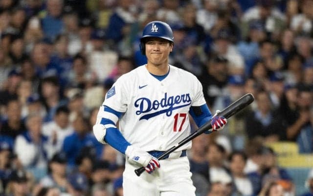 大谷翔平、１番投手で二刀流出場　第３打席はこの日２度目の四球で出塁