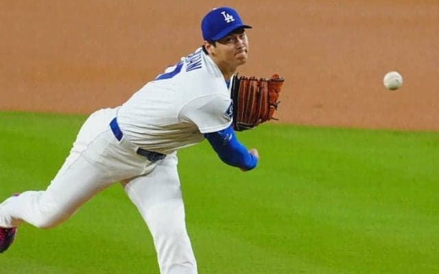 大谷翔平、最速160キロで6回6K無失点　今季初勝利の権利　雨にも負けず…ファン喝采