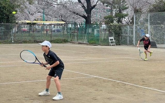「第43回 むさしの村チェリージュニアテニストーナメント」開催 12歳以下複の優勝者が決定