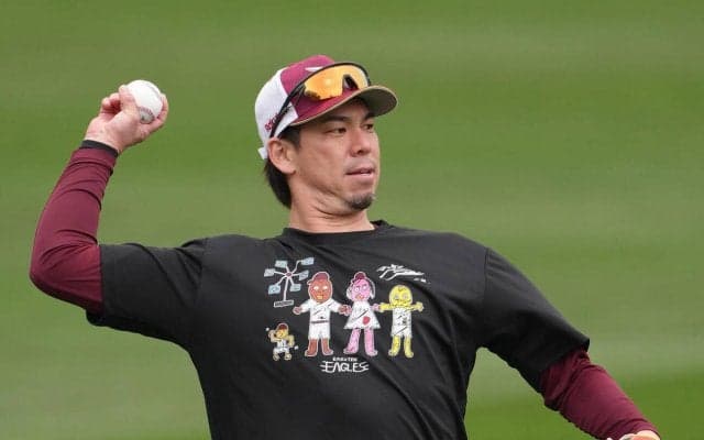 【楽天】前田健太が「マエケン画伯Ｔシャツ」を同僚にプレゼント「私服でも着れますよ」