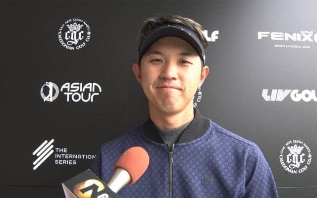 阿久津未来也、レベルの高い試合で「ひとつでも上の順位を」　インターナショナルシリーズ ジャパン