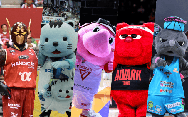 Bリーグマスコットオブザイヤーの中間結果発表… 4月10日に4位以下発表、トップ3はアワードで表彰