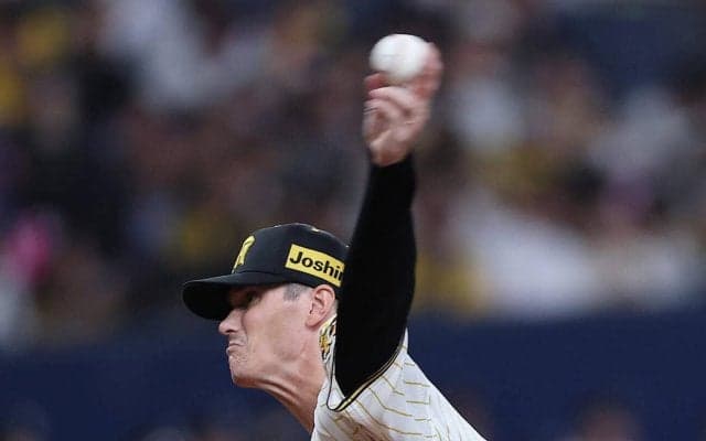 【阪神】新外国人イーストン・ルーカスが来日初登板　初回に捕まって３失点　苦しい立ち上がり