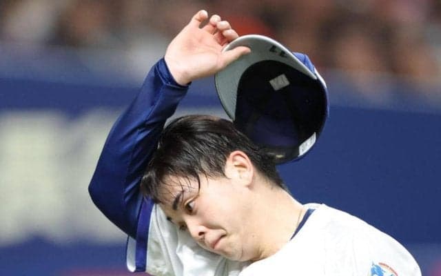 中日先発のドラ１・中西　プロ初先発は六回途中４失点で降板　初回にいきなり失点「次は同じことをしないようにしたいです」と厳しい表情