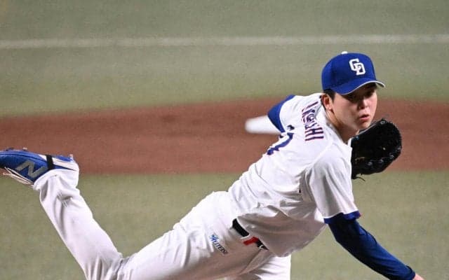 【中日】ドラ１中西聖輝、プロ初勝利ならず　初回３失点から立て直すも６回途中４失点で降板