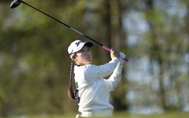 長澤愛羅が5打差15位 廣吉優梨菜32位／オーガスタ女子アマ初日