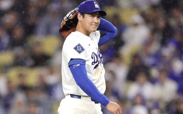 相棒の頭にバットが…「自分も痛くなる」大谷翔平の心配そうなリアクションに共感の声「いつでも優しい」とファン反響