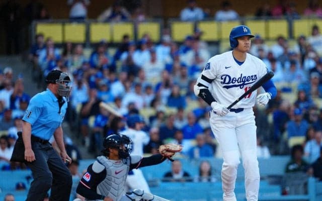 大谷翔平、第２打席は空振り三振　ここまで無安打も第１打席四球で自己最長の37試合連続出塁
