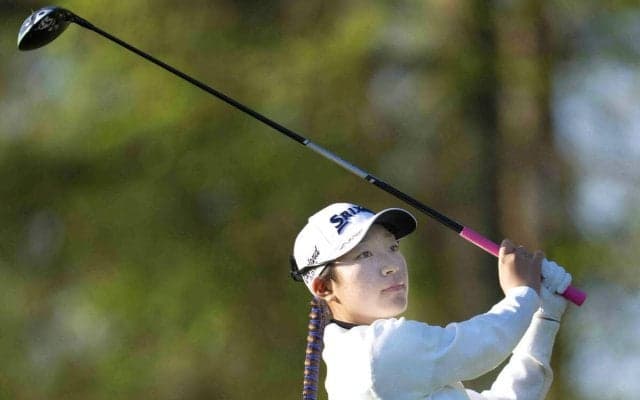 「お赤飯」パワーでイーグル奪取　長沢愛羅が５差１５位発進　広吉優梨菜は３２位　オーガスタ女子アマ