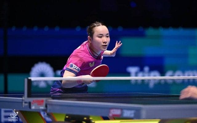 伊藤美誠、世界2位・王曼昱にストレート負けでベスト8進出ならず　2大会連続のメダル狙うも16強で終戦【ITTF男女ワールドカップ】